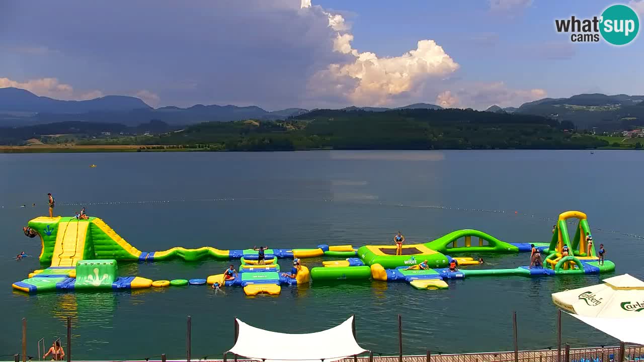Webcam lago Velenje – Vista en directo desde Velenje Beach