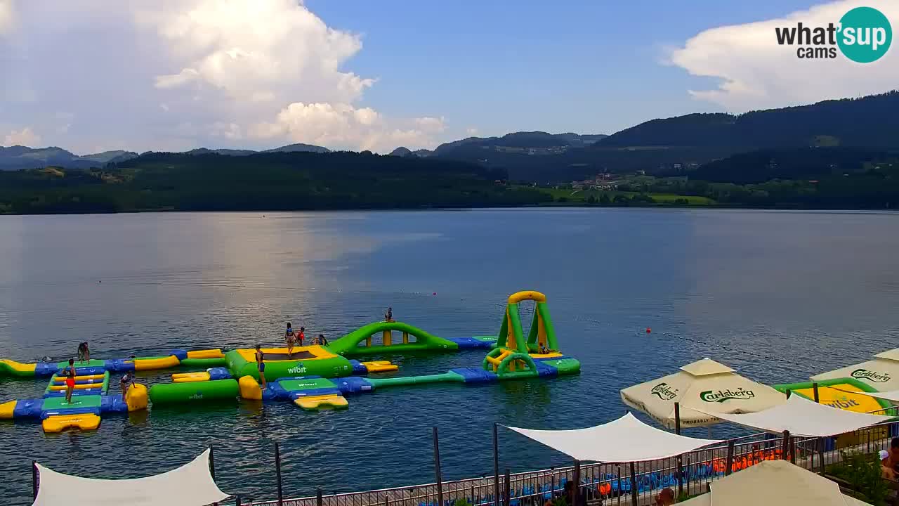 Webcam lago Velenje – Vista en directo desde Velenje Beach
