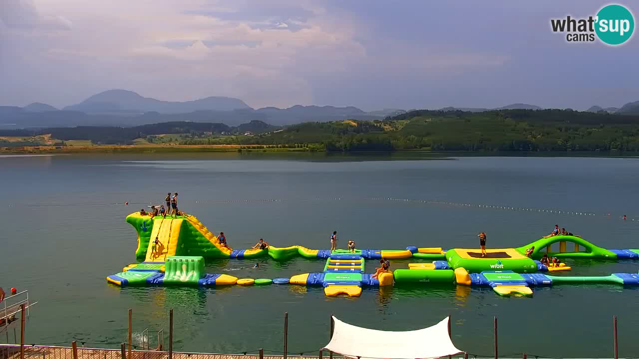 Web kamera Velenjsko jezero – Plaža Velenje uživo