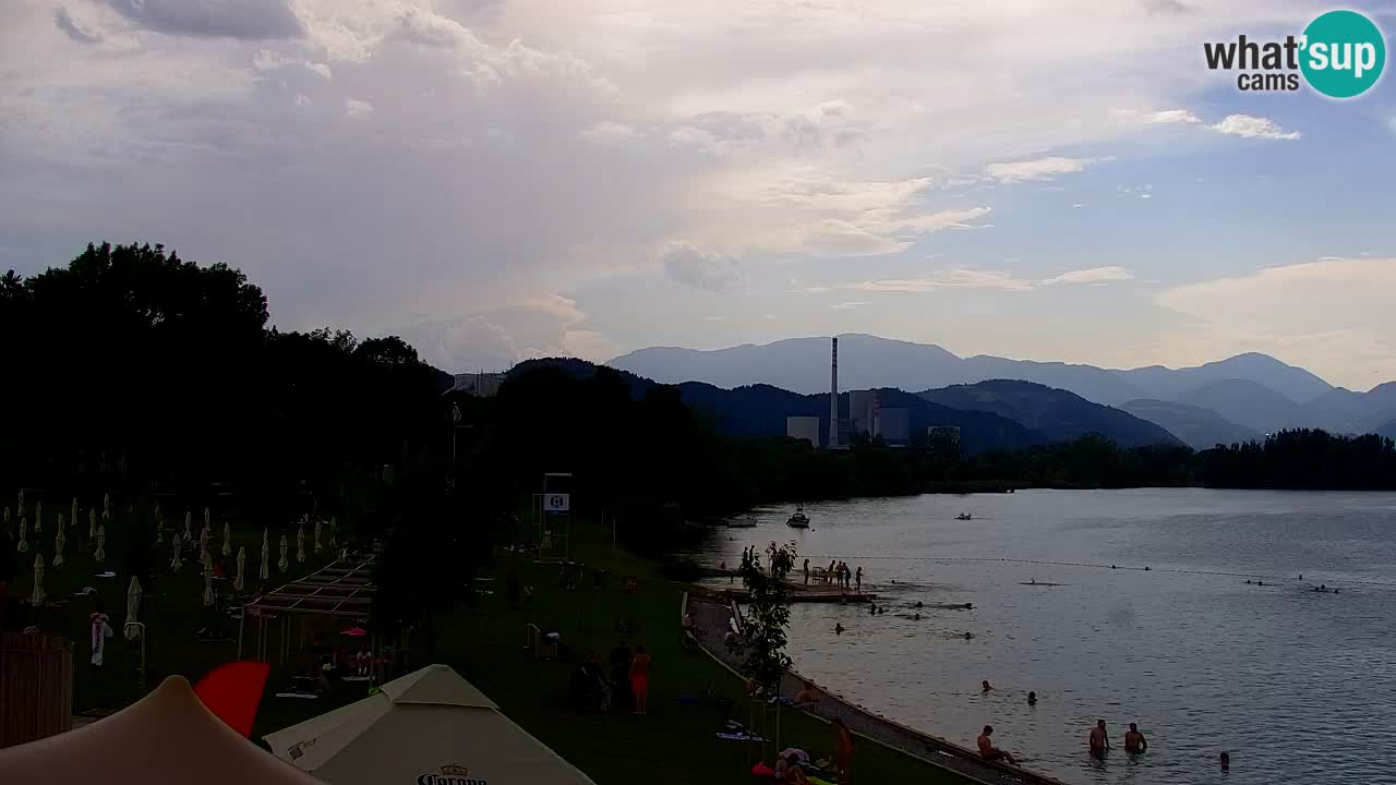 Webcam Lago di Velenje – Spiaggia di Velenje in diretta