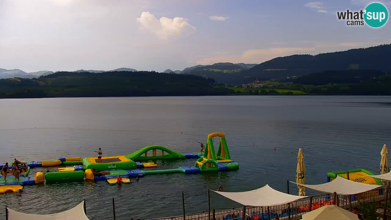 Webcam lac de Velenje – Vue en direct depuis Velenje Beach