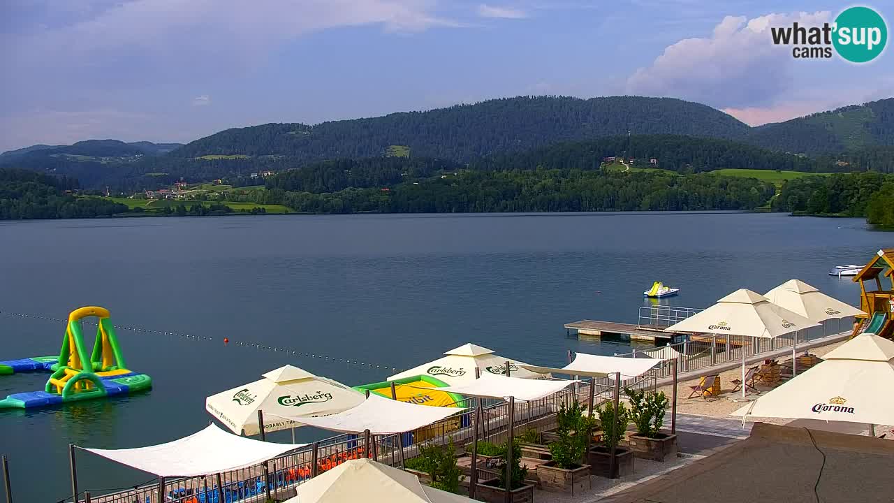 Webcam lago Velenje – Vista en directo desde Velenje Beach