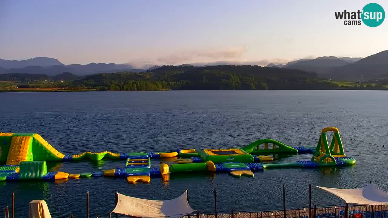 Webcam lago Velenje – Vista en directo desde Velenje Beach