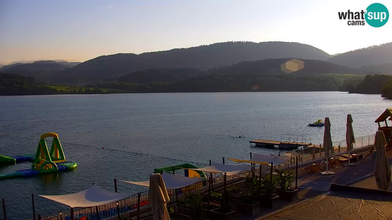 Web kamera Velenjsko jezero – Plaža Velenje uživo