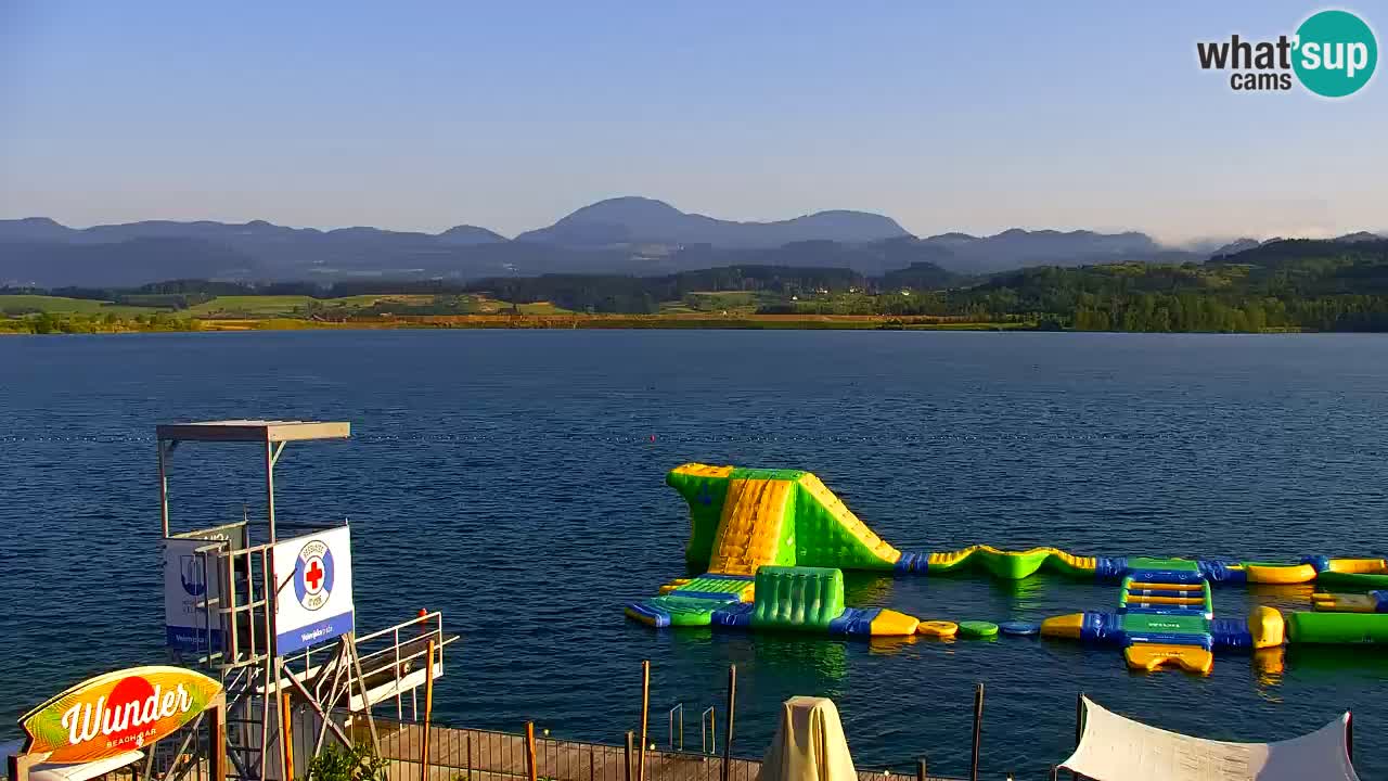 Webcam lago Velenje – Vista en directo desde Velenje Beach