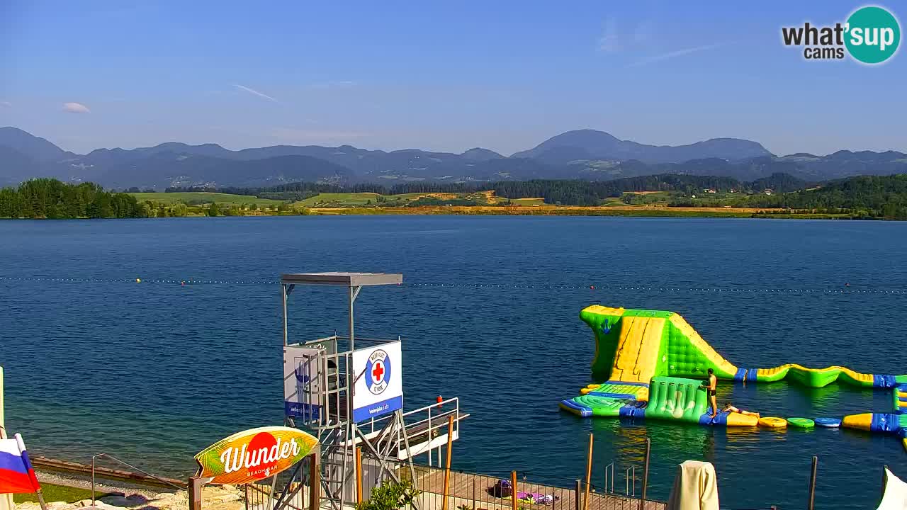Webcam Lago di Velenje – Spiaggia di Velenje in diretta
