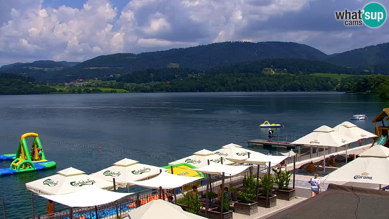 Webcam lago Velenje – Vista en directo desde Velenje Beach