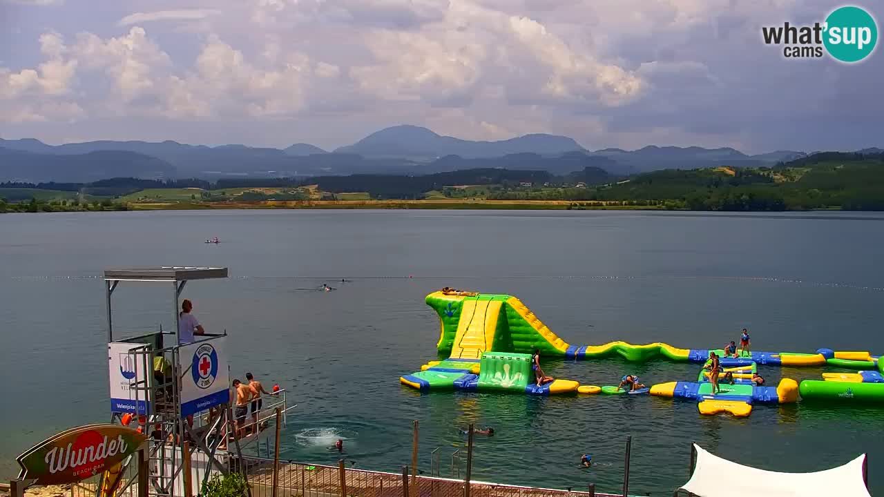 Webcam Lago di Velenje – Spiaggia di Velenje in diretta