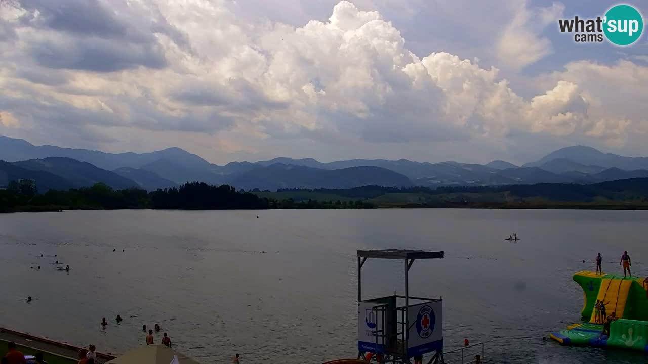 Webcam lac de Velenje – Vue en direct depuis Velenje Beach