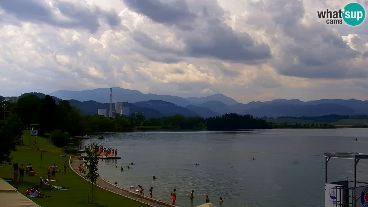 Webcam Lago di Velenje – Spiaggia di Velenje in diretta