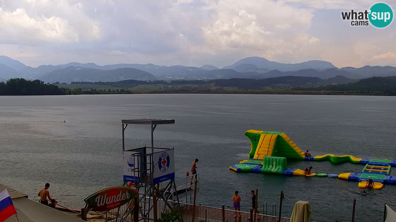 Webcam Lago di Velenje – Spiaggia di Velenje in diretta
