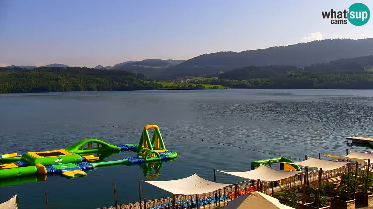 Webcam lago Velenje – Vista en directo desde Velenje Beach