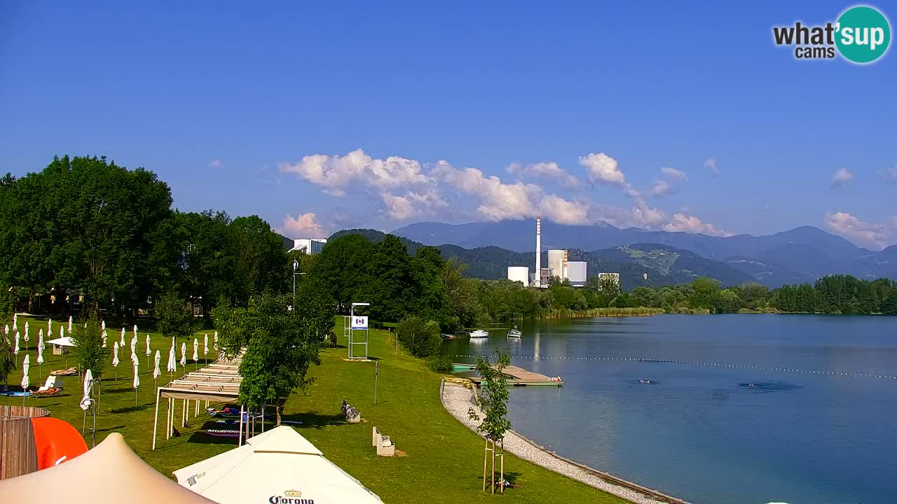 Webcam lago Velenje – Vista en directo desde Velenje Beach