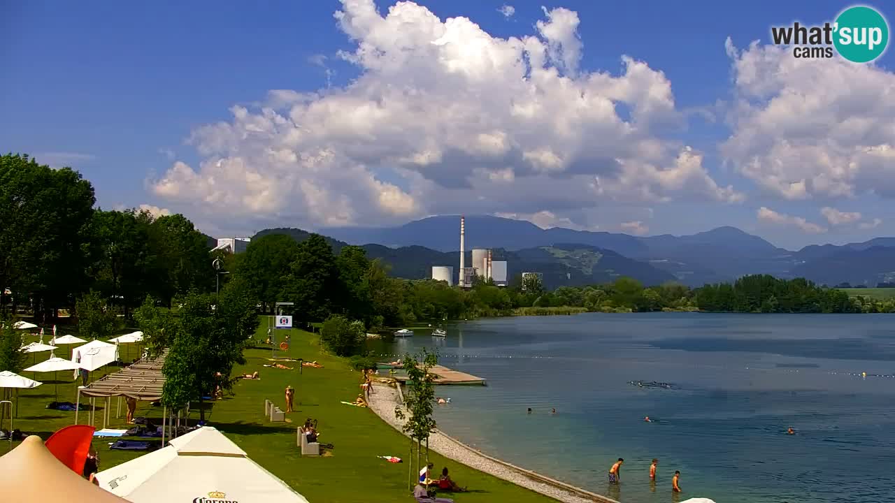 Webcam Lago di Velenje – Spiaggia di Velenje in diretta