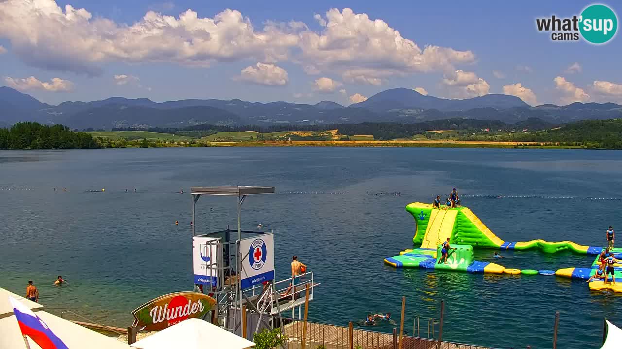 Webcam Lago di Velenje – Spiaggia di Velenje in diretta