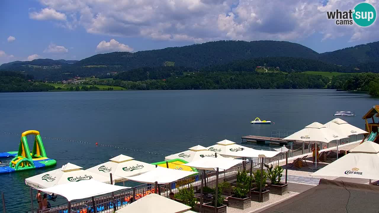 Webcam Lago di Velenje – Spiaggia di Velenje in diretta