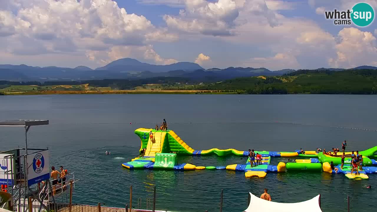Webcam Lago di Velenje – Spiaggia di Velenje in diretta