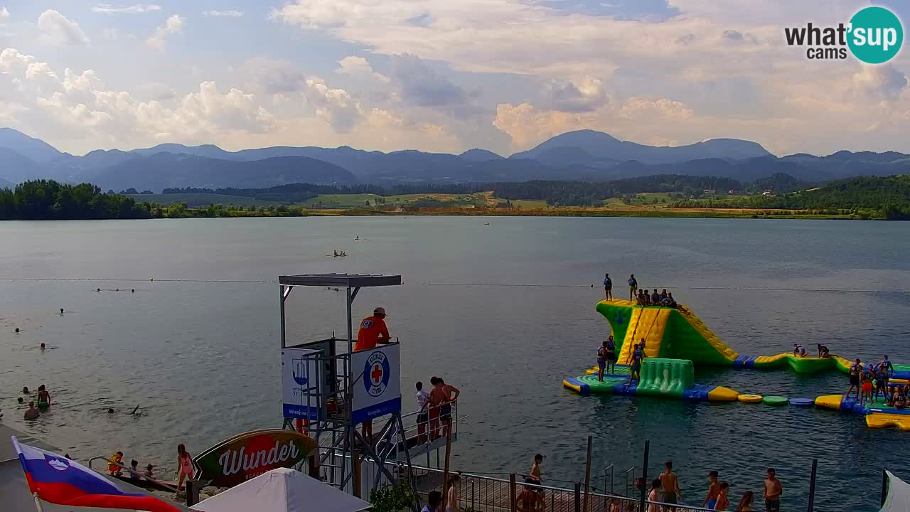 Webcam Lago di Velenje – Spiaggia di Velenje in diretta