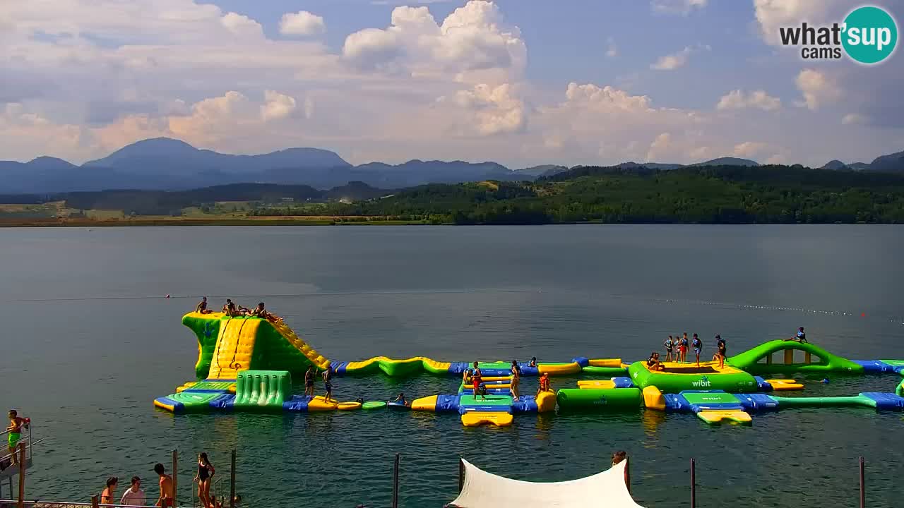 Web kamera Velenjsko jezero – Plaža Velenje uživo