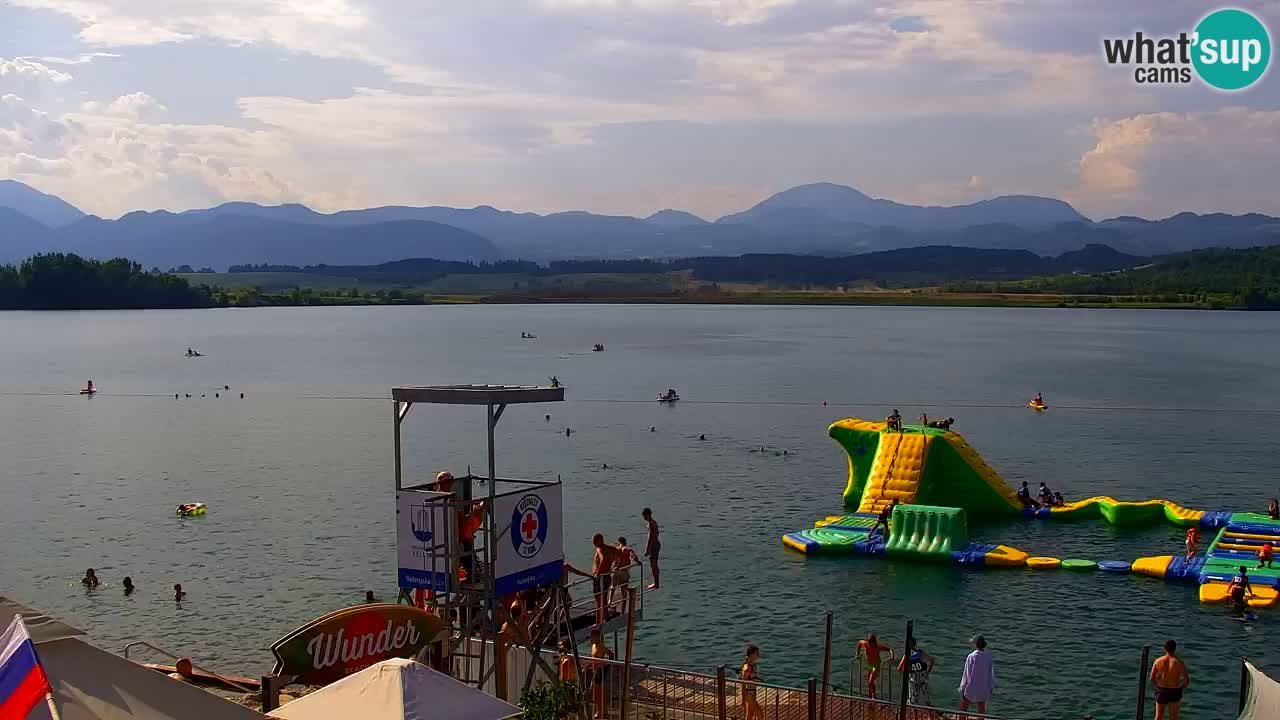 Web kamera Velenjsko jezero – Plaža Velenje uživo