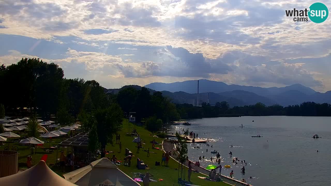 Webcam lac de Velenje – Vue en direct depuis Velenje Beach