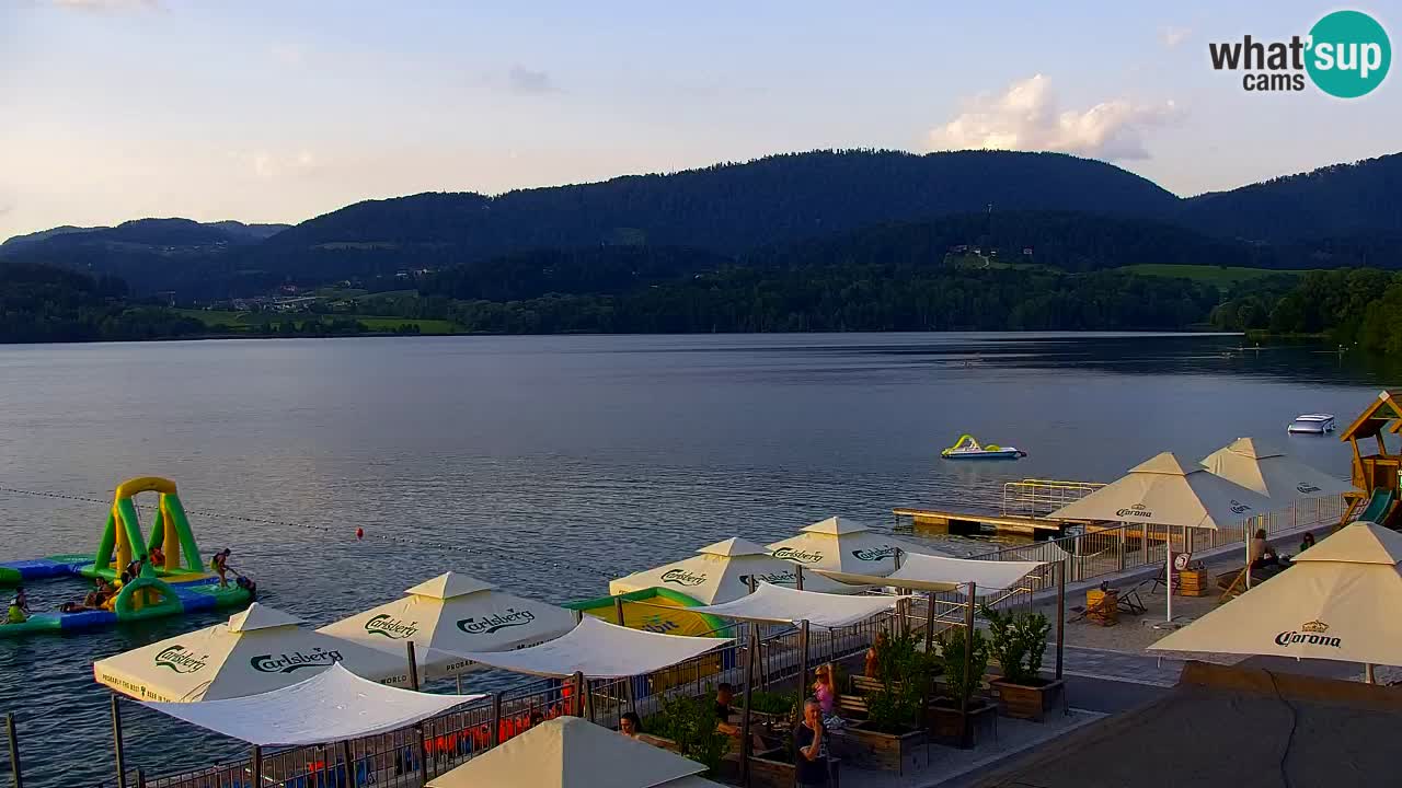 Webcam lago Velenje – Vista en directo desde Velenje Beach