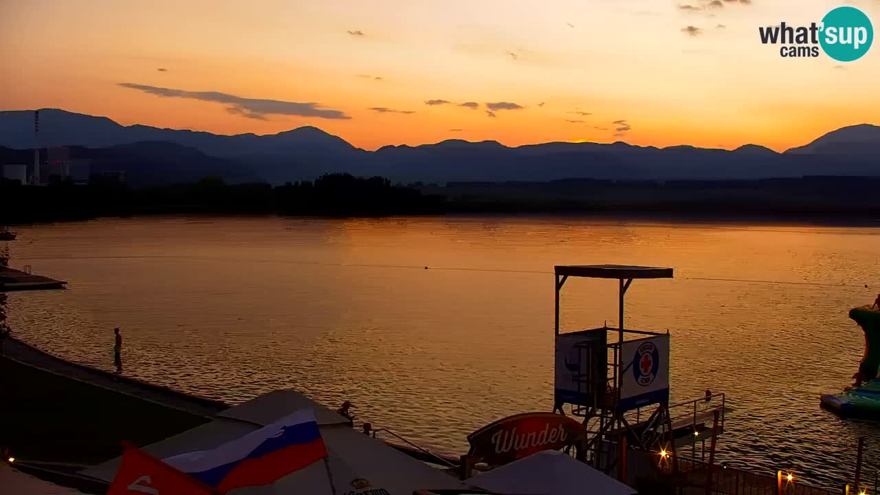 Webcam lac de Velenje – Vue en direct depuis Velenje Beach
