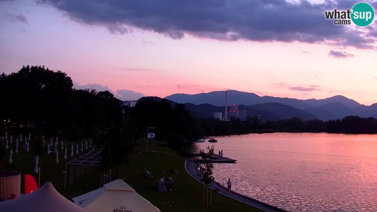 Webcam lago Velenje – Vista en directo desde Velenje Beach