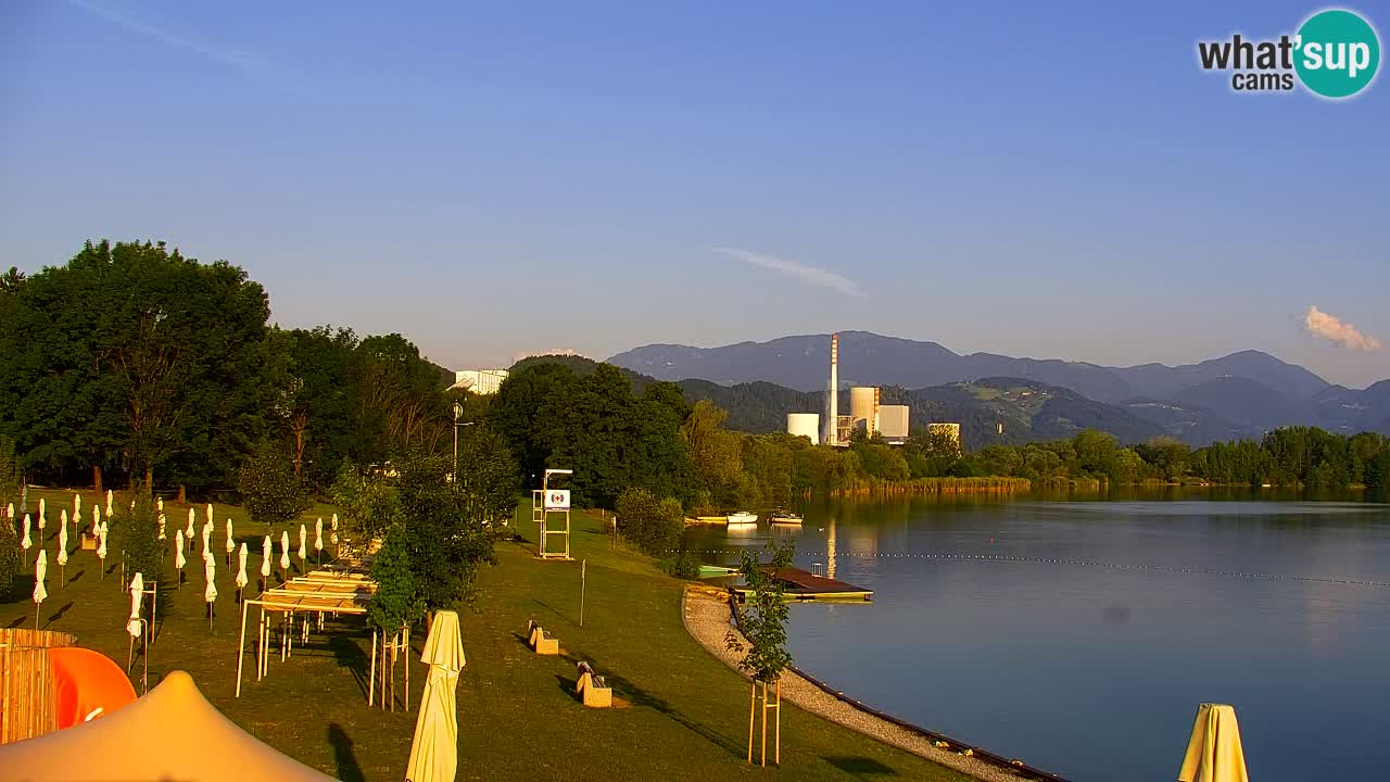 Webcam Lago di Velenje – Spiaggia di Velenje in diretta