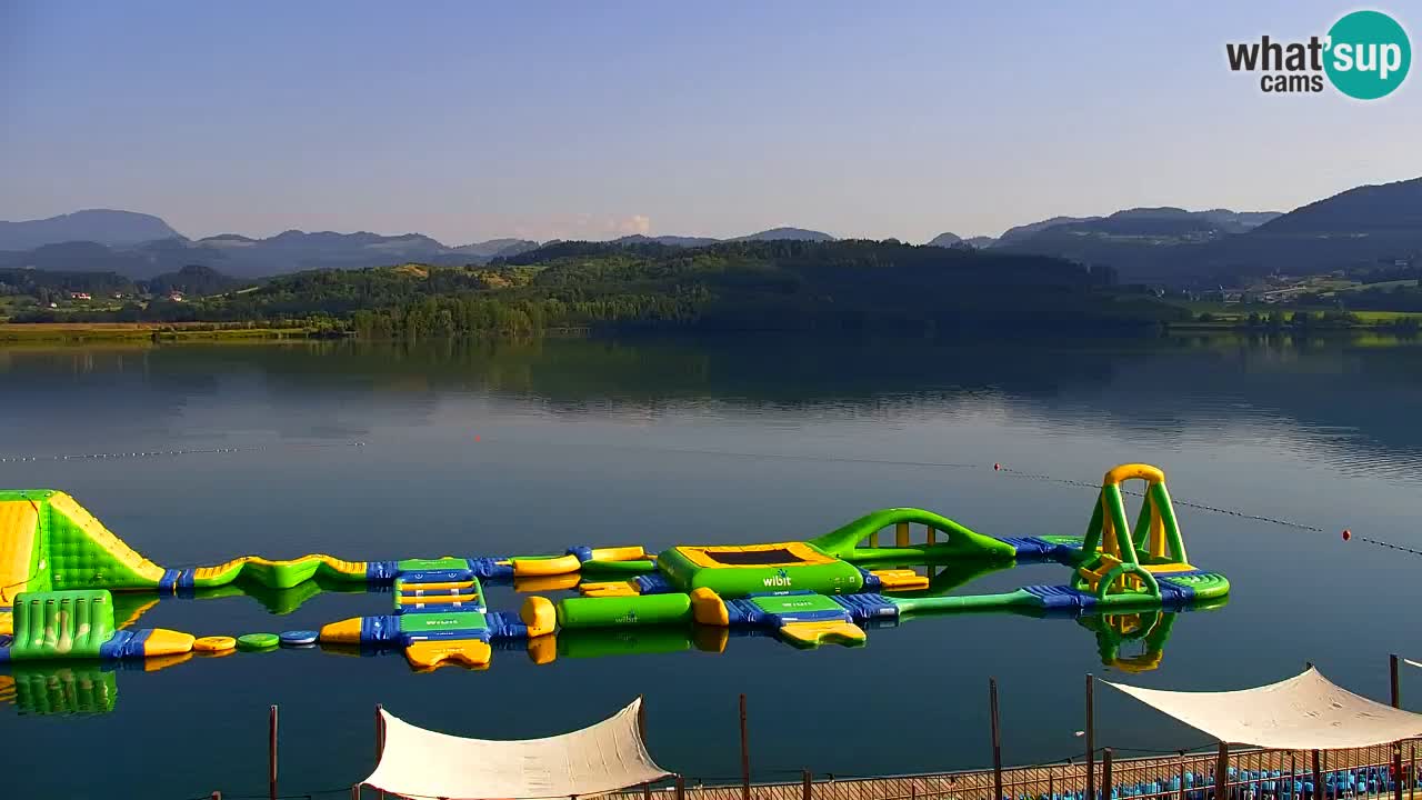 Webcam Lago di Velenje – Spiaggia di Velenje in diretta