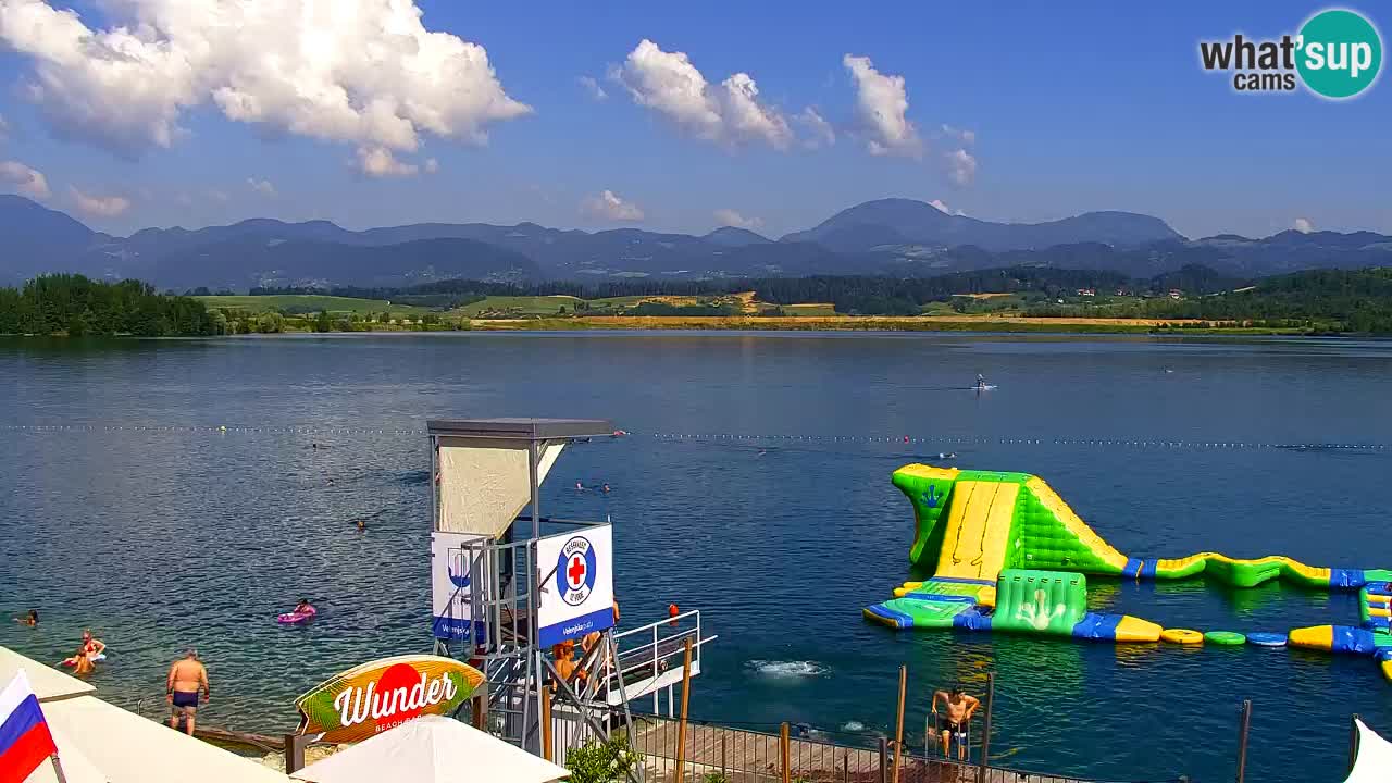 Web kamera Velenjsko jezero – Plaža Velenje uživo