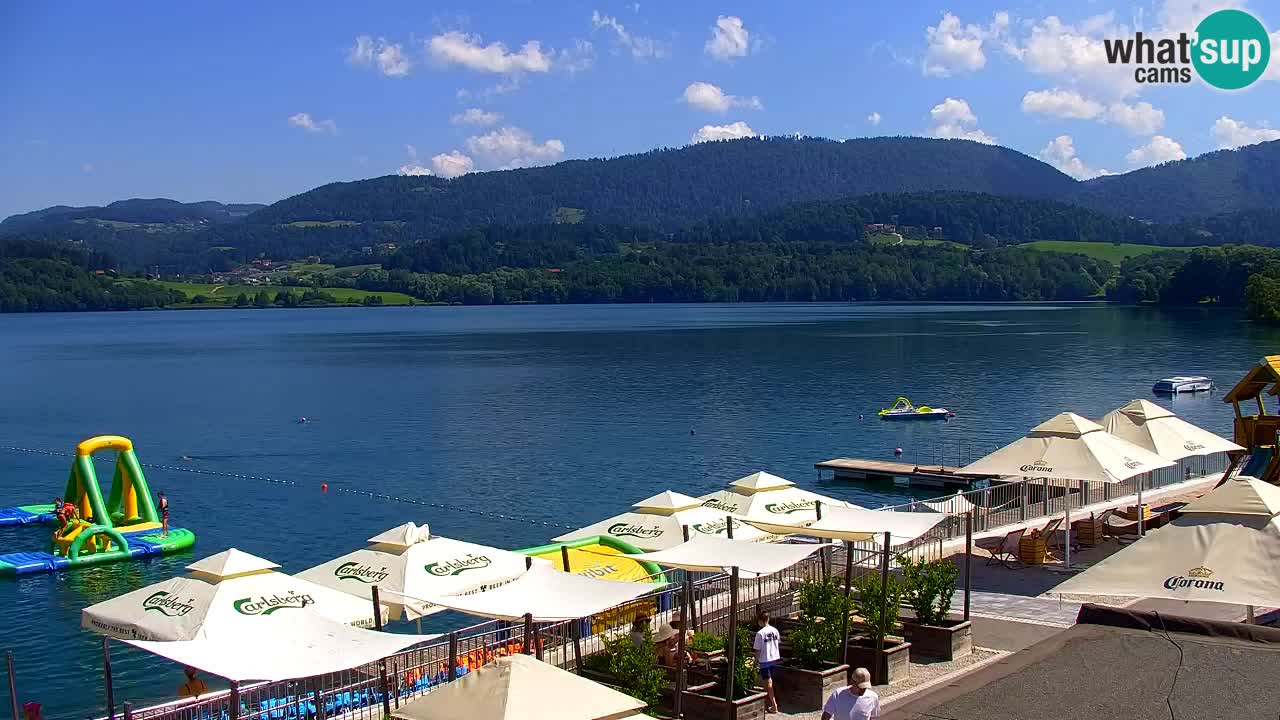 Webcam lago Velenje – Vista en directo desde Velenje Beach