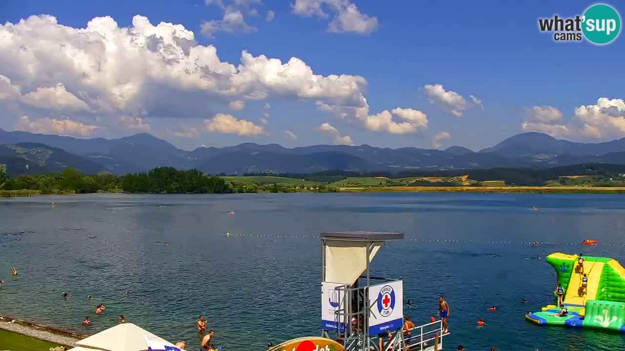 Web kamera Velenjsko jezero – Plaža Velenje uživo