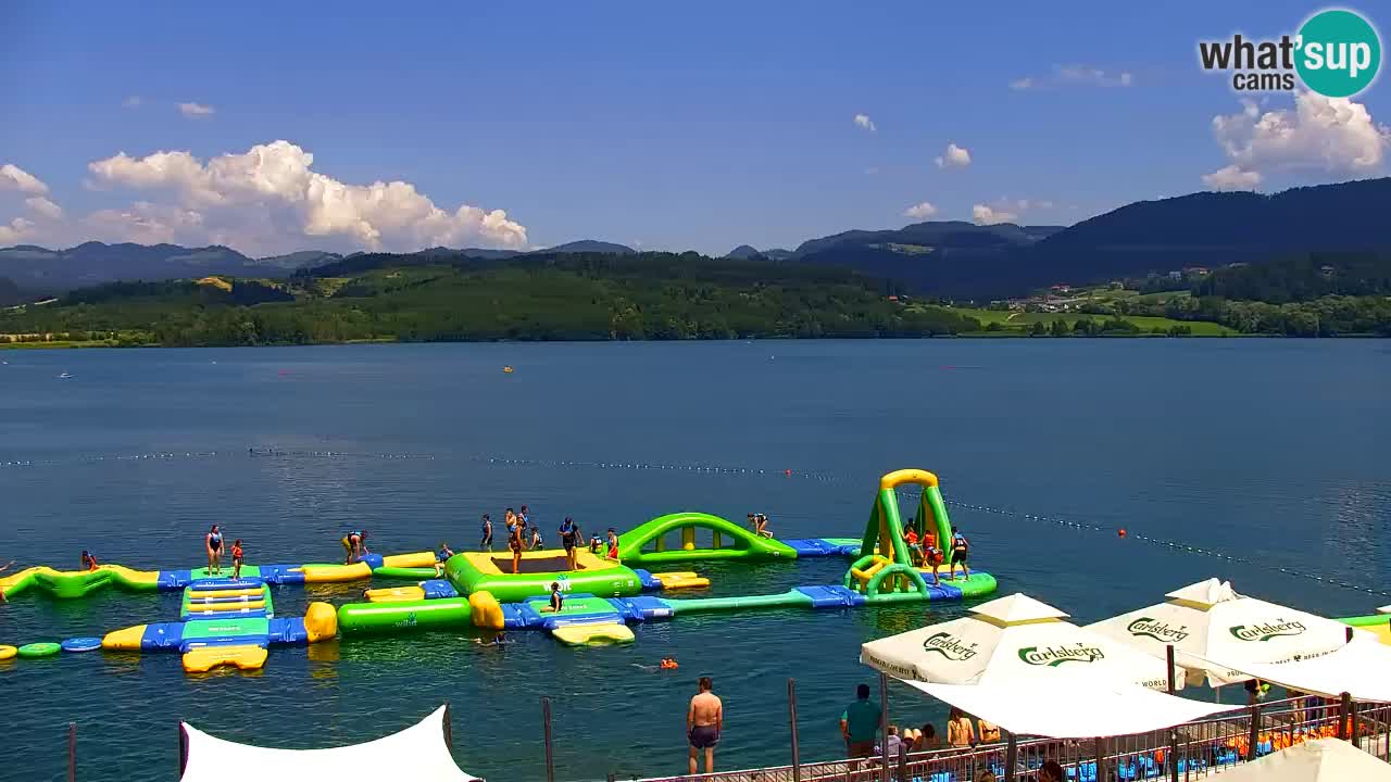 Webcam lago Velenje – Vista en directo desde Velenje Beach
