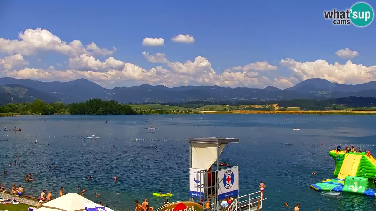 Webcam lac de Velenje – Vue en direct depuis Velenje Beach