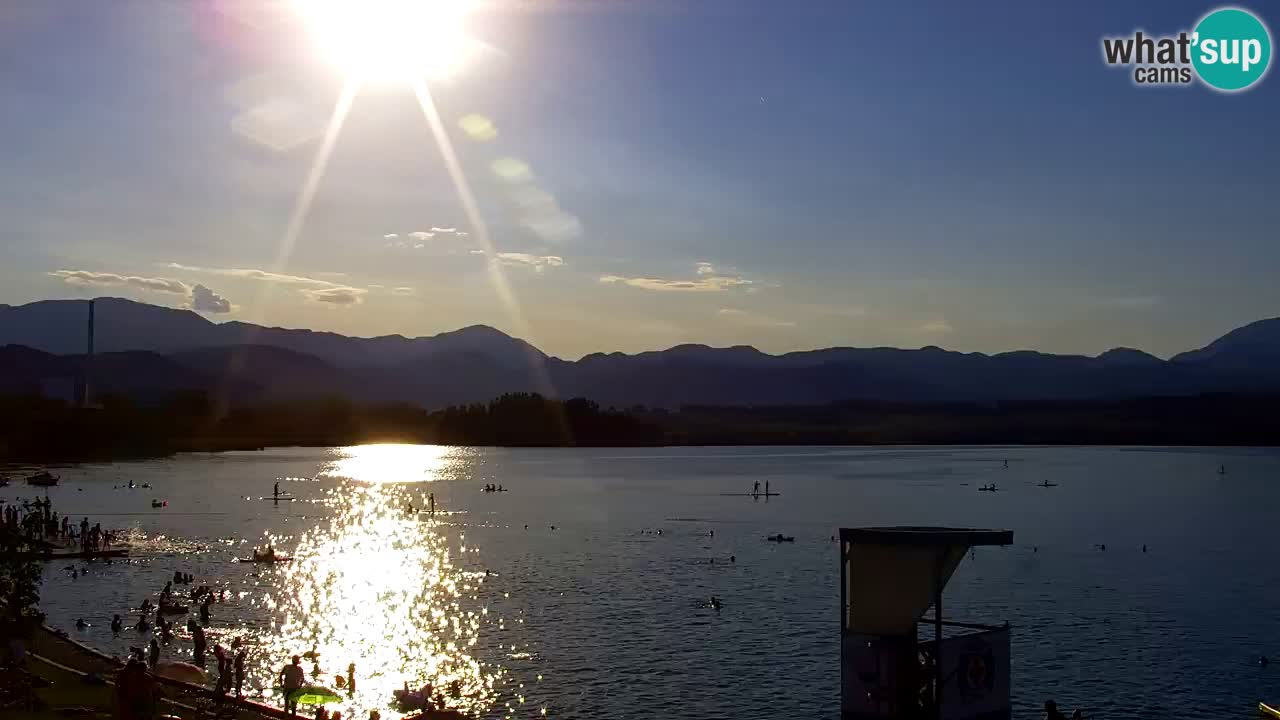 Webcam lac de Velenje – Vue en direct depuis Velenje Beach