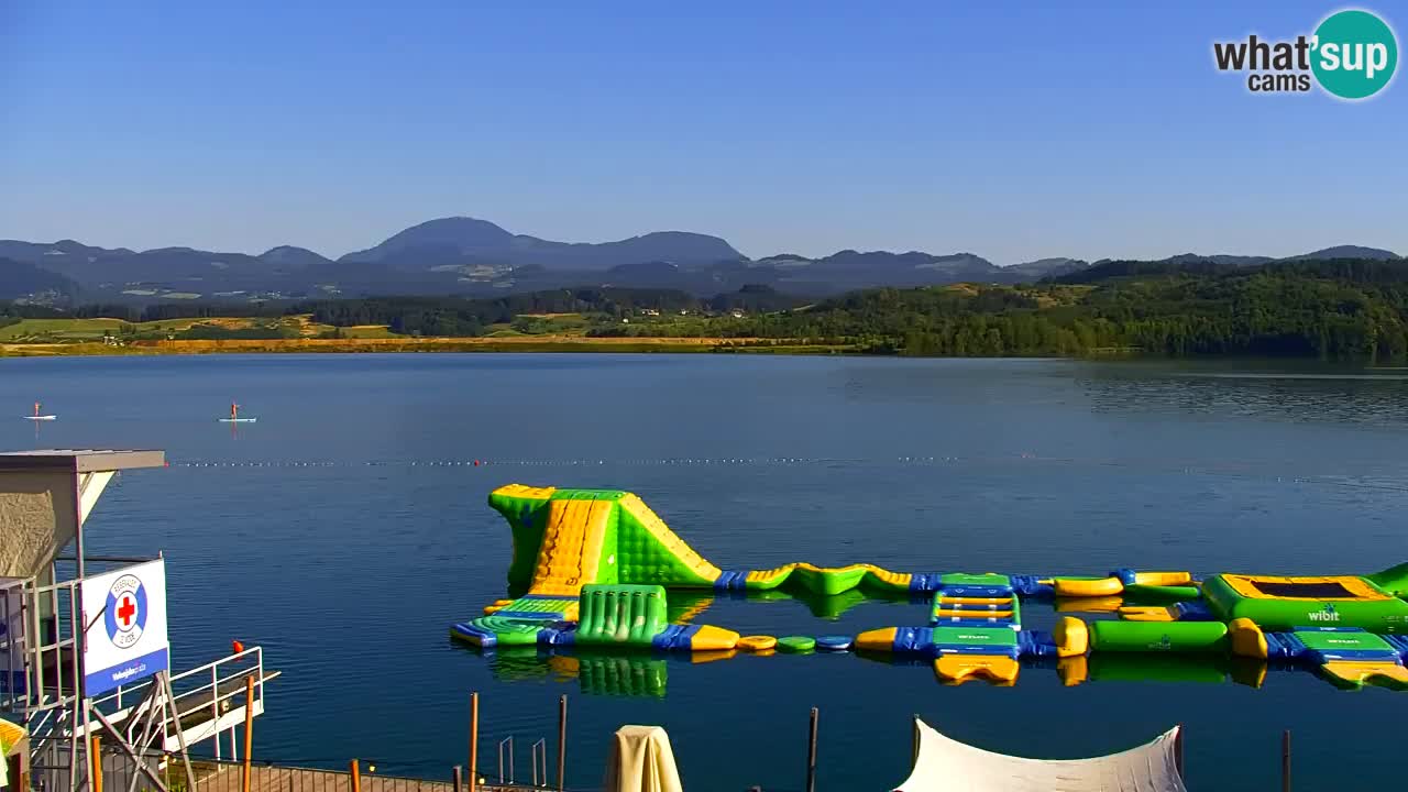 Webcam lago Velenje – Vista en directo desde Velenje Beach