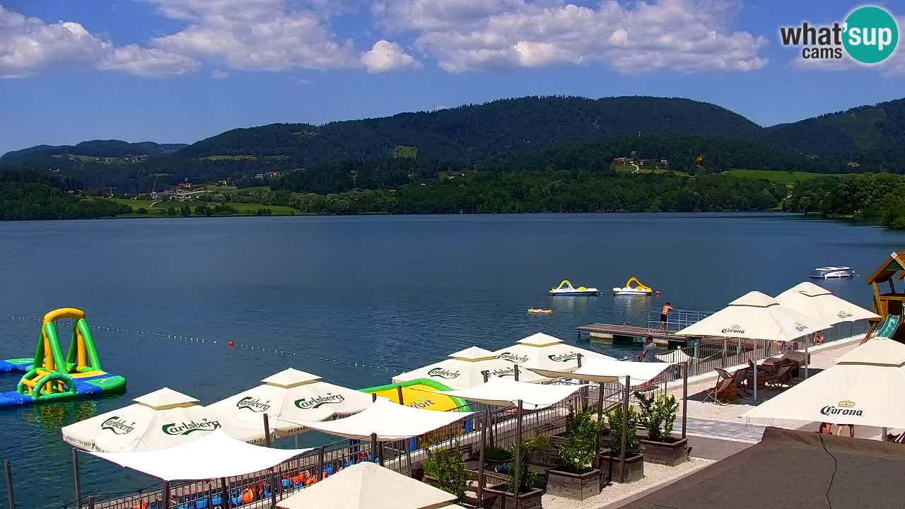 Webcam lago Velenje – Vista en directo desde Velenje Beach