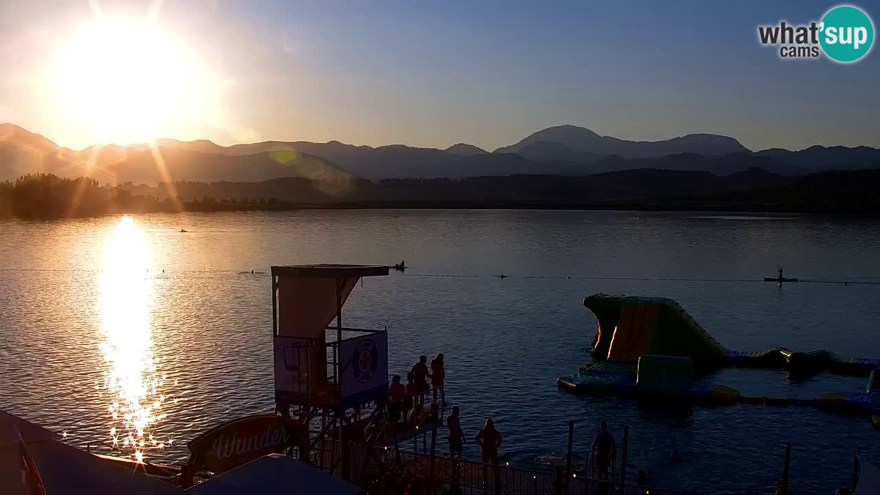Webcam lac de Velenje – Vue en direct depuis Velenje Beach