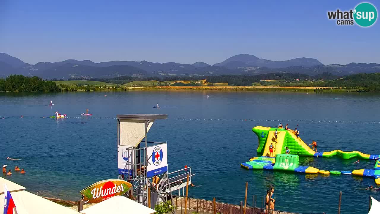 Webcam lac de Velenje – Vue en direct depuis Velenje Beach