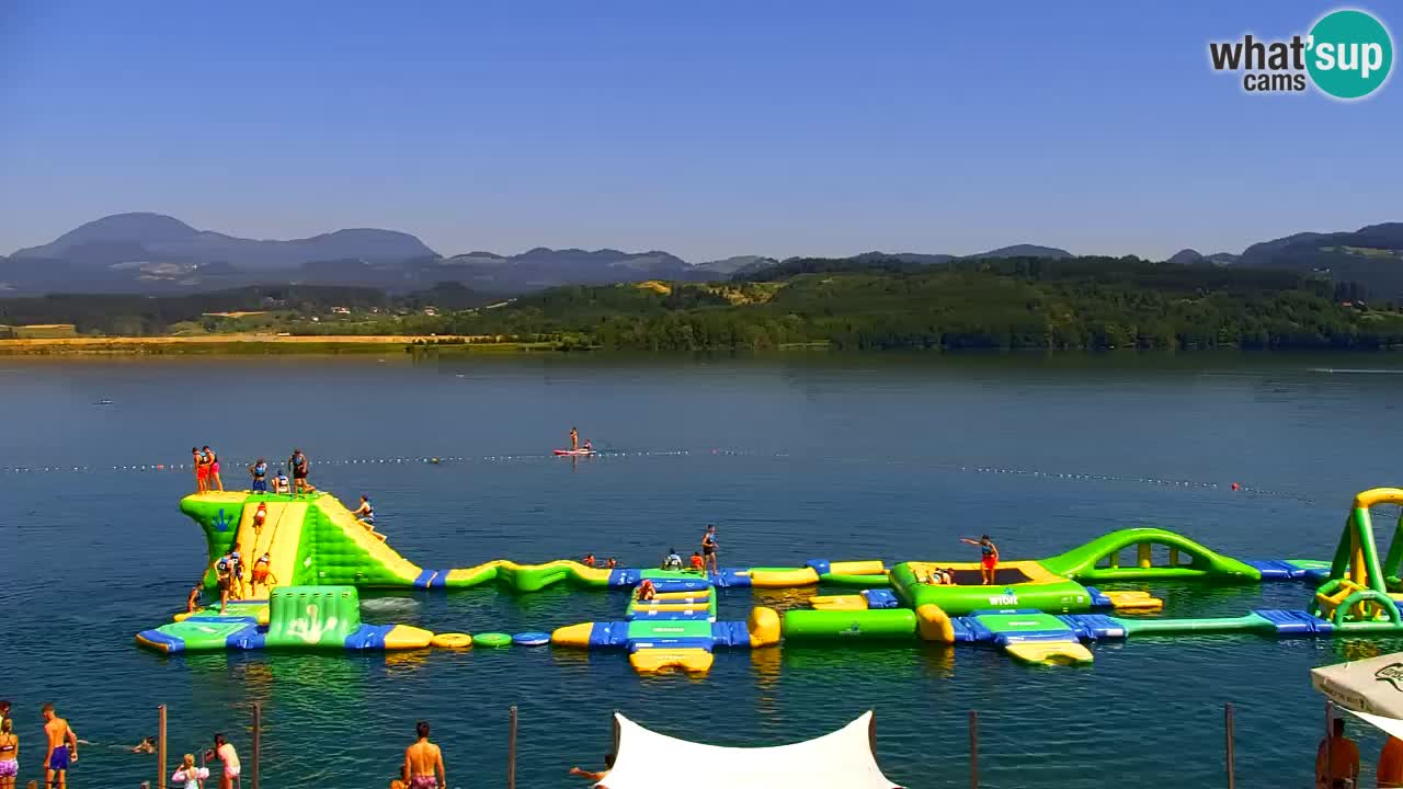 Webcam lago Velenje – Vista en directo desde Velenje Beach