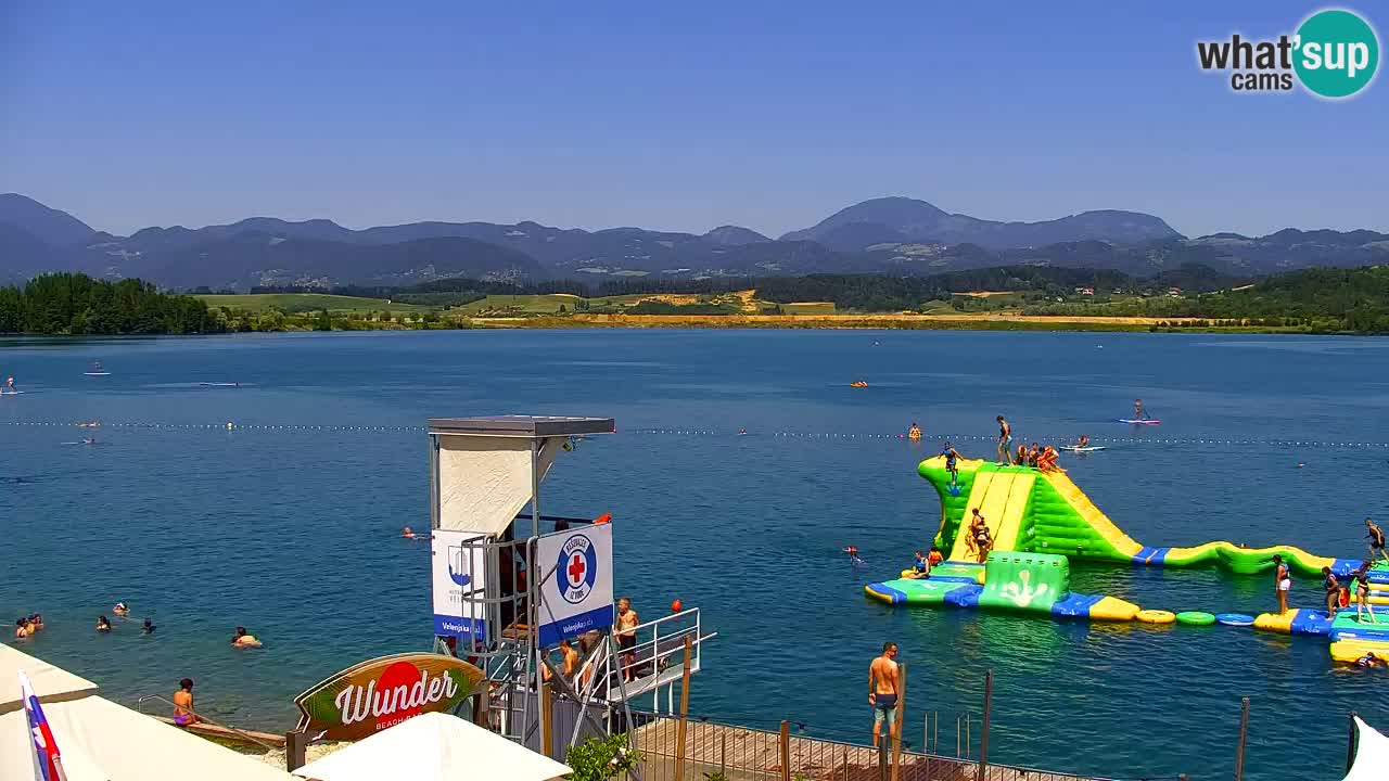 Webcam Lago di Velenje – Spiaggia di Velenje in diretta
