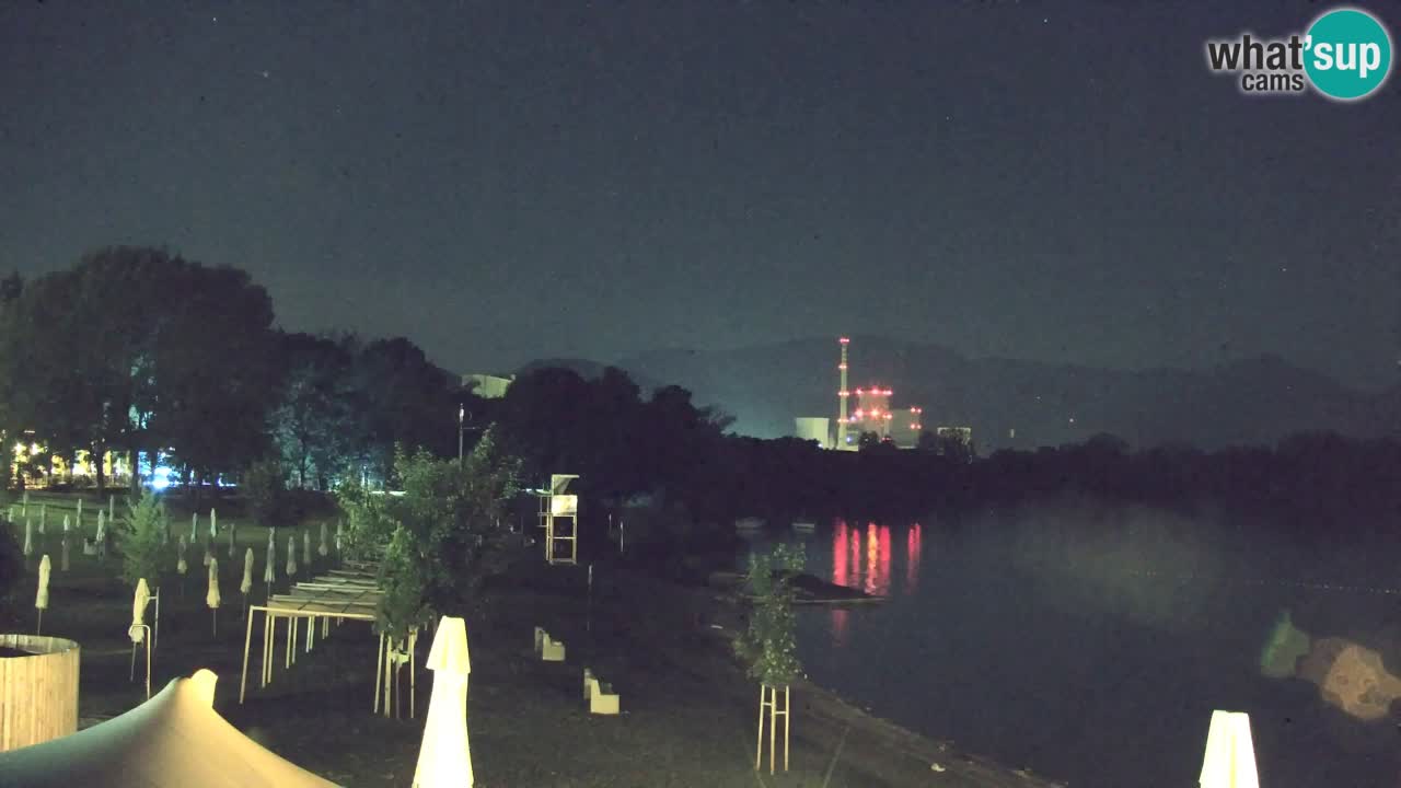 Webcam lago Velenje – Vista en directo desde Velenje Beach