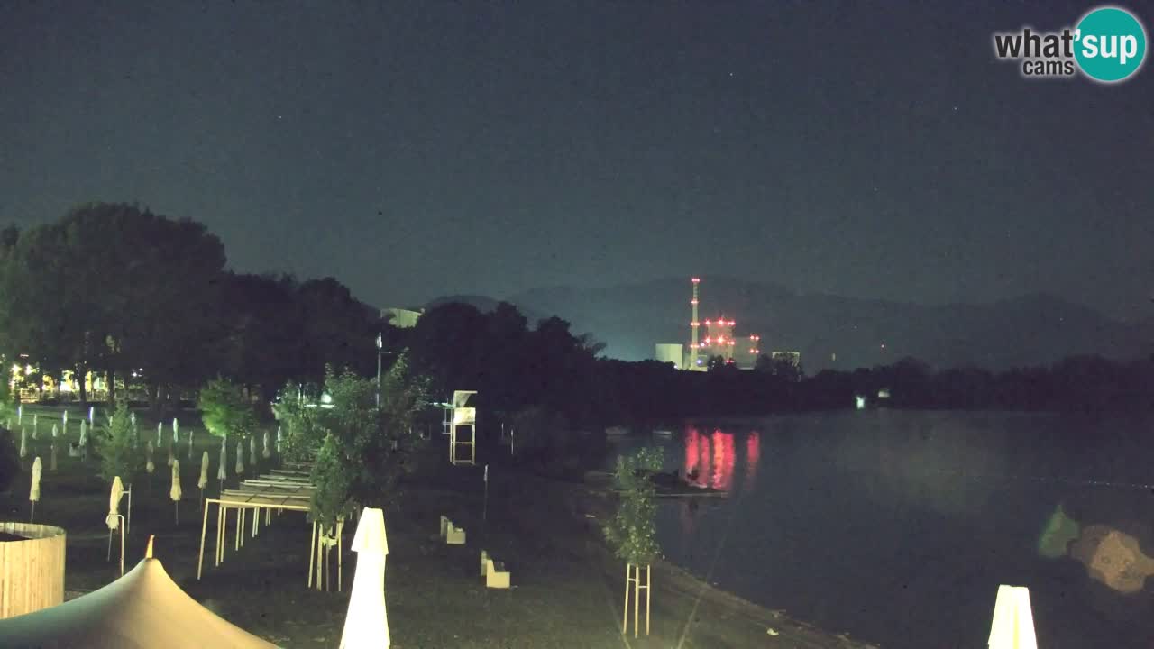 Webcam lac de Velenje – Vue en direct depuis Velenje Beach