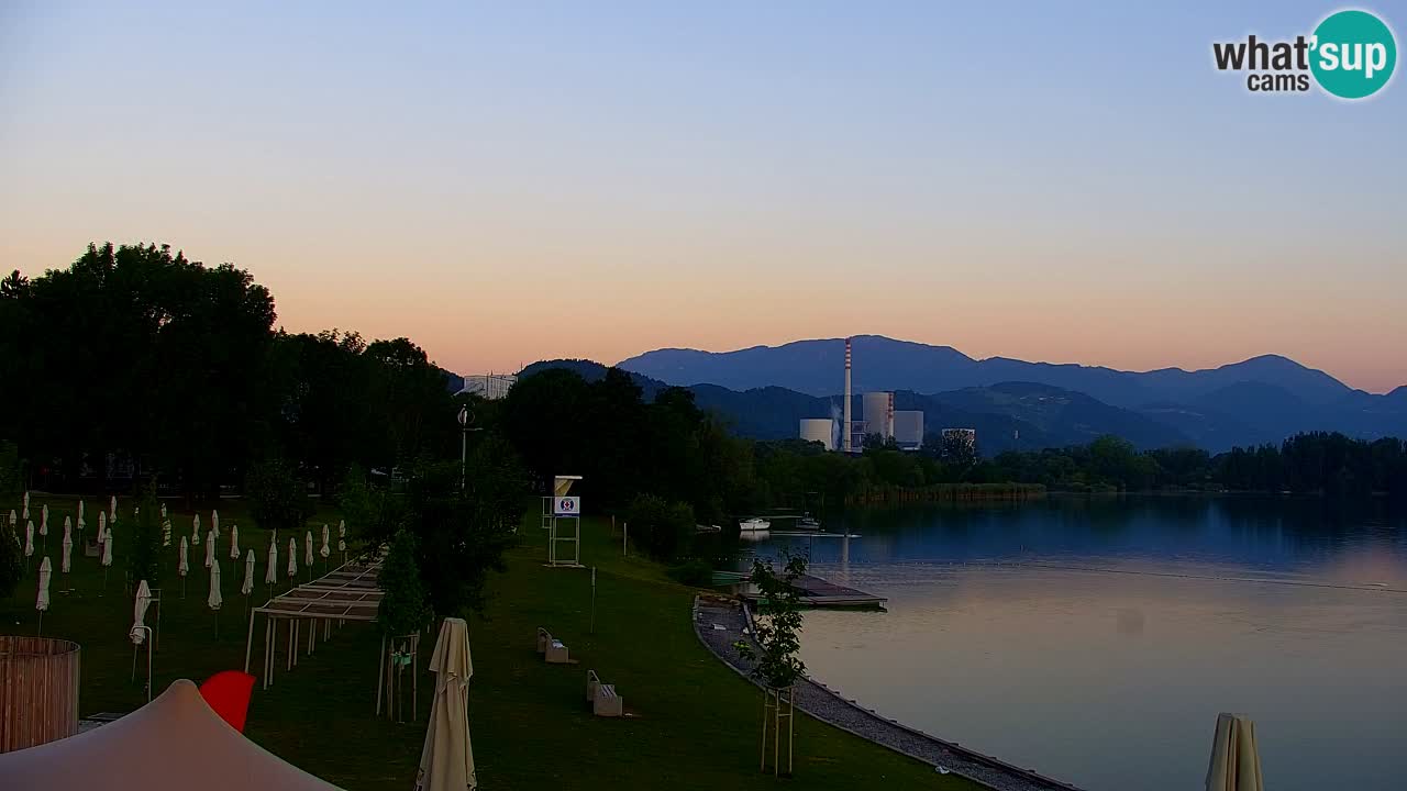 Webcam Lago di Velenje – Spiaggia di Velenje in diretta