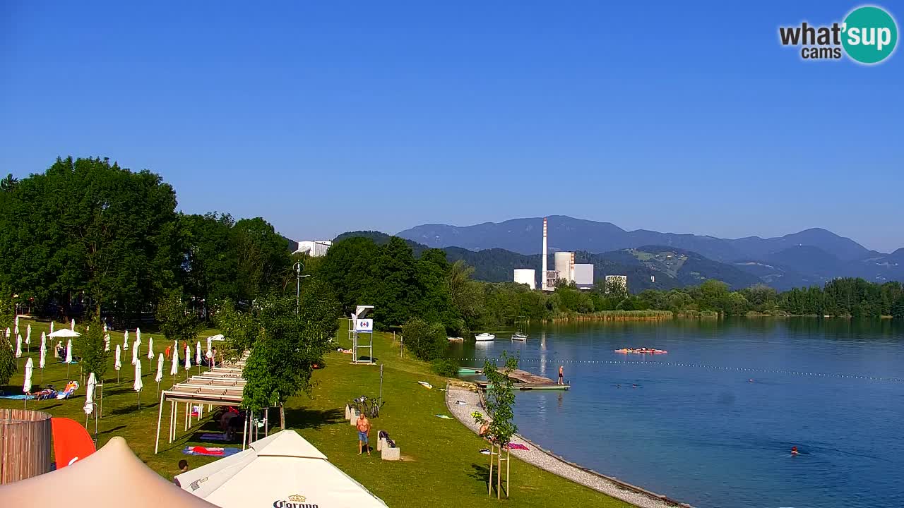 Webcam Lago di Velenje – Spiaggia di Velenje in diretta