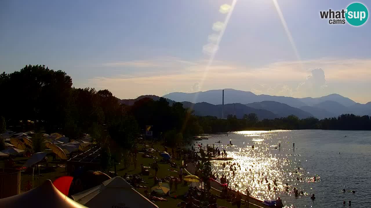 Webcam Lago di Velenje – Spiaggia di Velenje in diretta