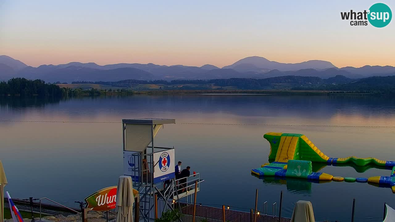 Webcam lac de Velenje – Vue en direct depuis Velenje Beach