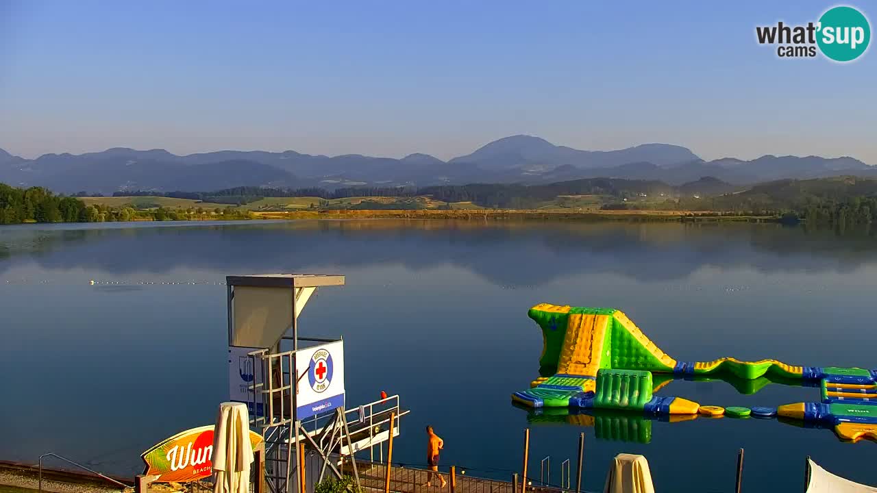 Webcam lac de Velenje – Vue en direct depuis Velenje Beach