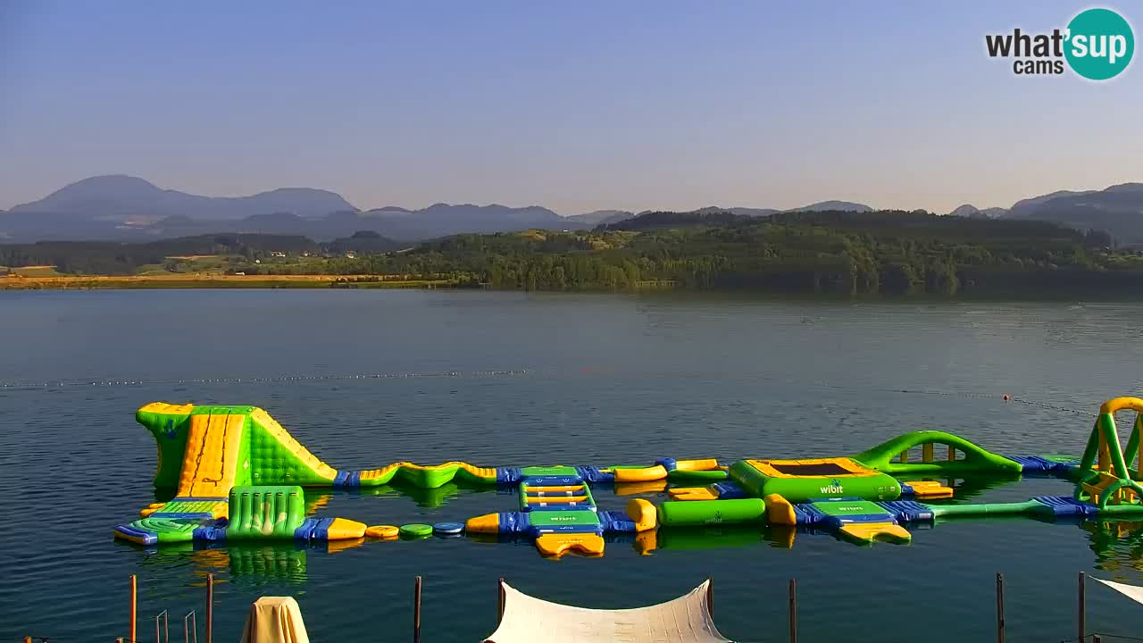 Web kamera Velenjsko jezero – Plaža Velenje uživo